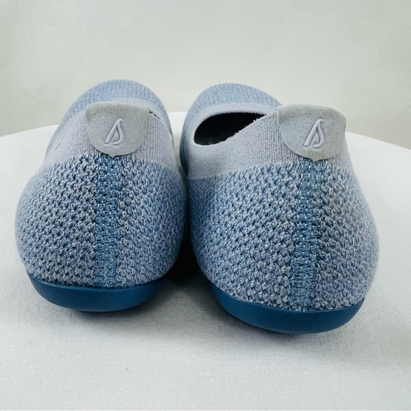 Allbirds Tree Breezers Knit Light Blue Ballet Flats Limited Edition Women’s Sz 8 - Picture 4 of 8